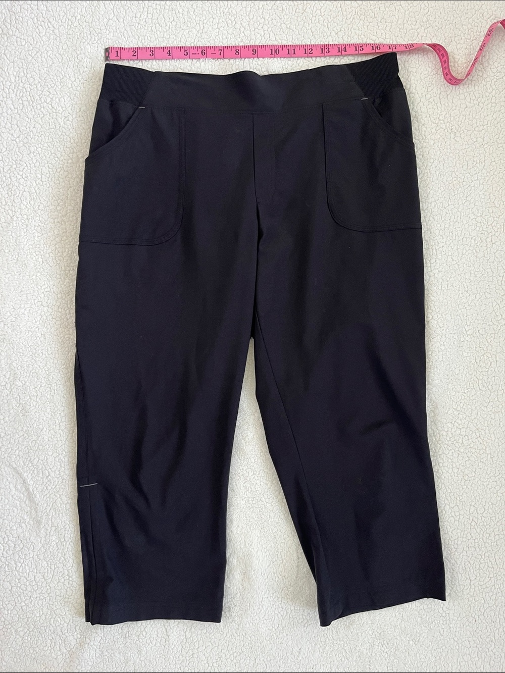 made for life Black Ponte Stretch Crop Pants